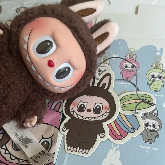 POP MART Labubu Exciting Macaron The Monsters Toffee - Preloved - Picture 1 of 10